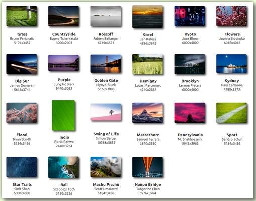 Linux Mint 20.1 New Backgrounds Collections