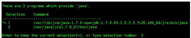 Using the Alternatives Command to Make JRE Your Default Java Program