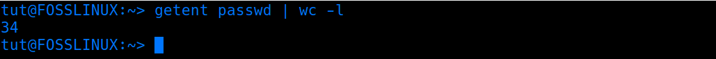Count number of users