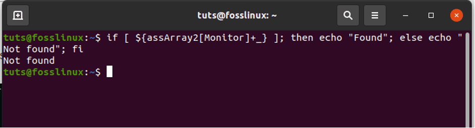 How to find a missing index in an associative array