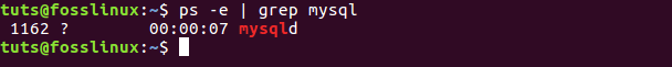 Image showing how to use Grep MySQL