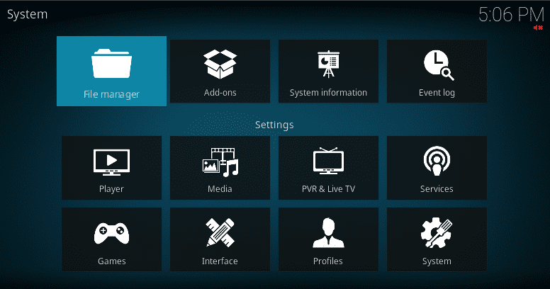 Kodi Settings