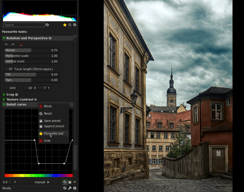 Photivo free and open-source photo editor