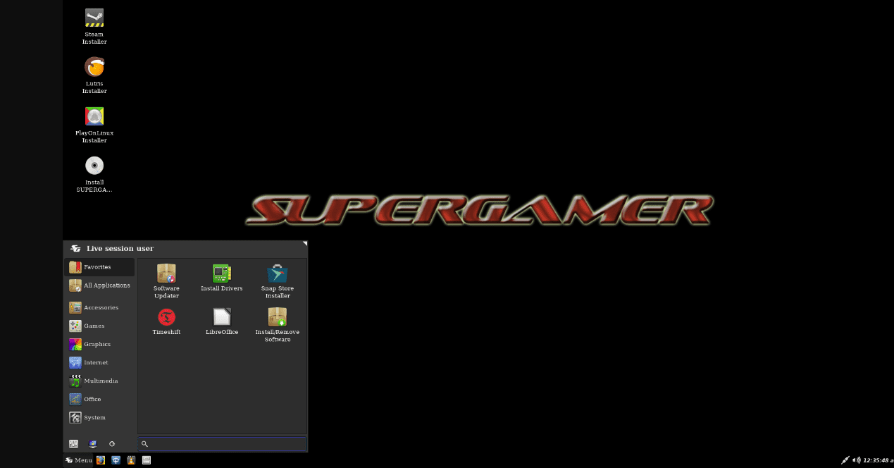 SuperGamer Linux Distro