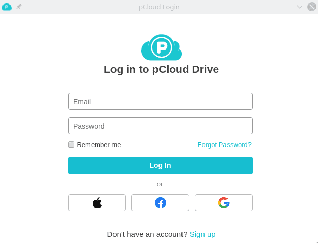 pCloud Drive app