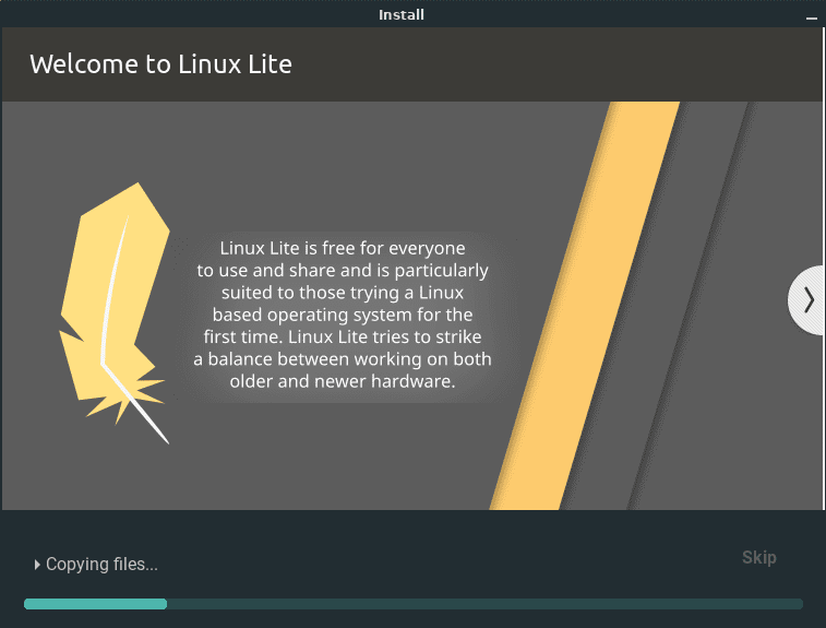 Linux Lite - Ubiquity Installer