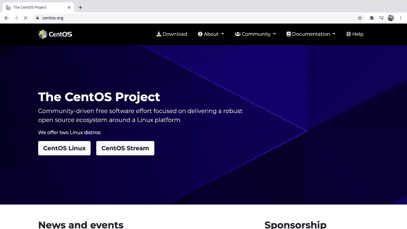 CentOS Official Website