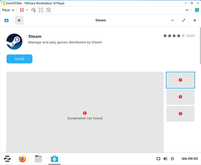 Steam on Zorin Software