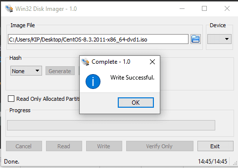 Win32 diskimager complete