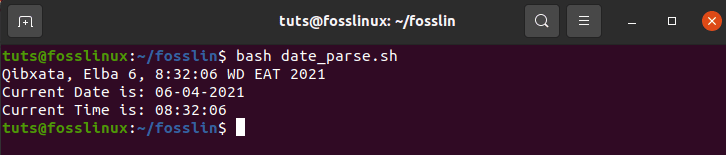 Parse Current Date Illustration