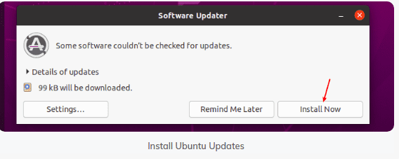 installing ubuntu updates