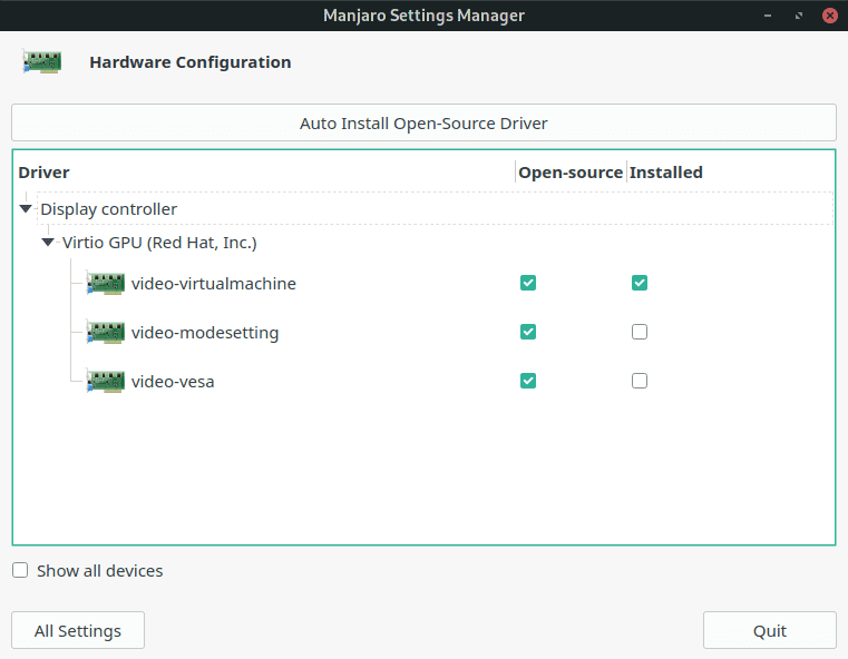 Install Drivers