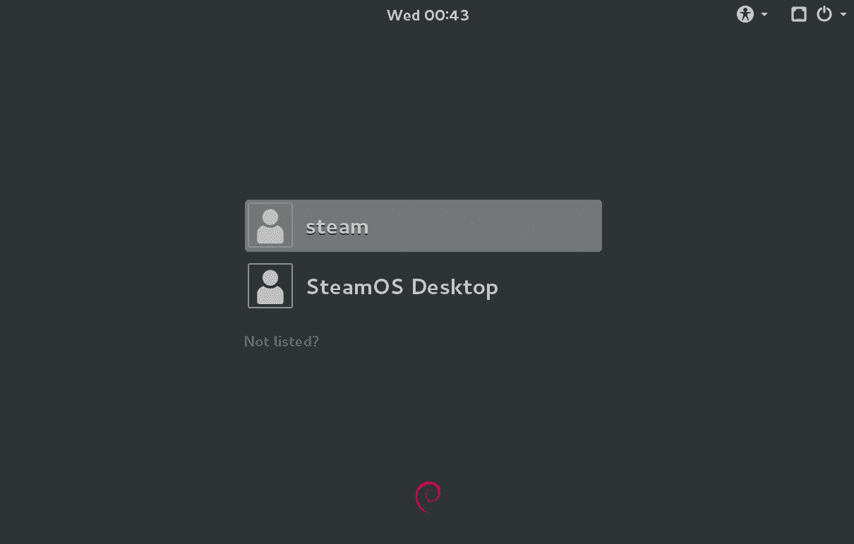 SteamOS Lockscreen