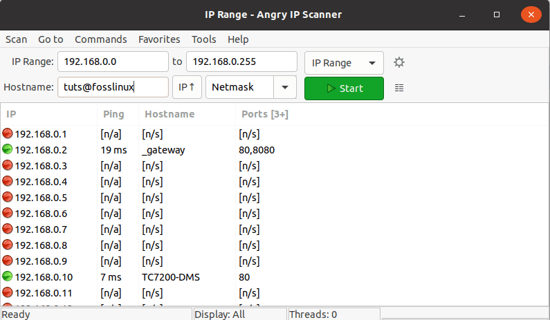 Angry IP Scanner