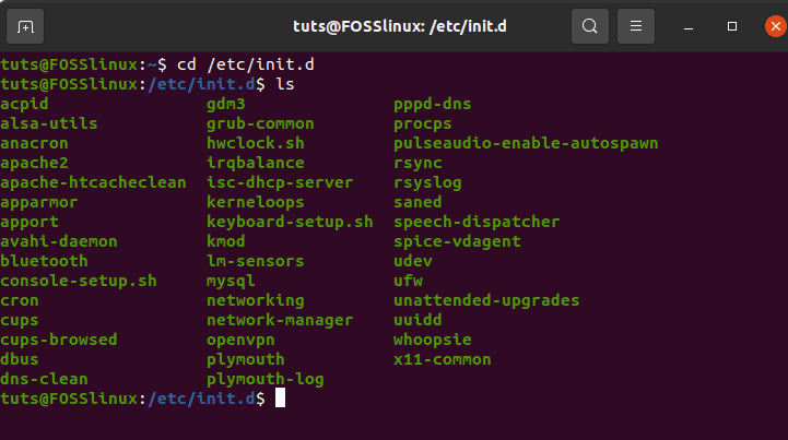 listing active daemons on your Linux system.png