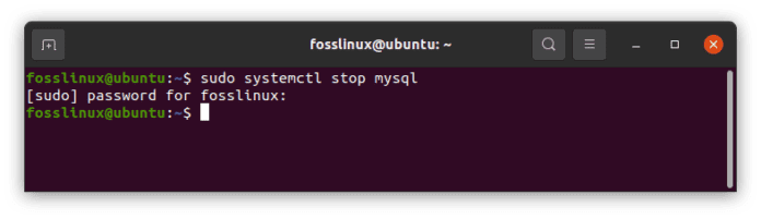 How to set up and login as root user in MySQL | FOSS Linux