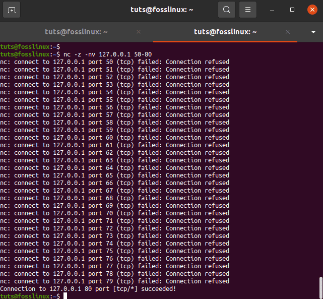 find a list of ports