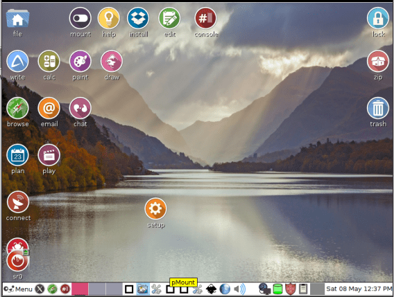 final Puppy Linux Ubuntu Trusty desktop