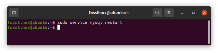 How to set up and login as root user in MySQL | FOSS Linux