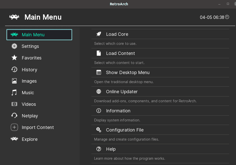 game control column