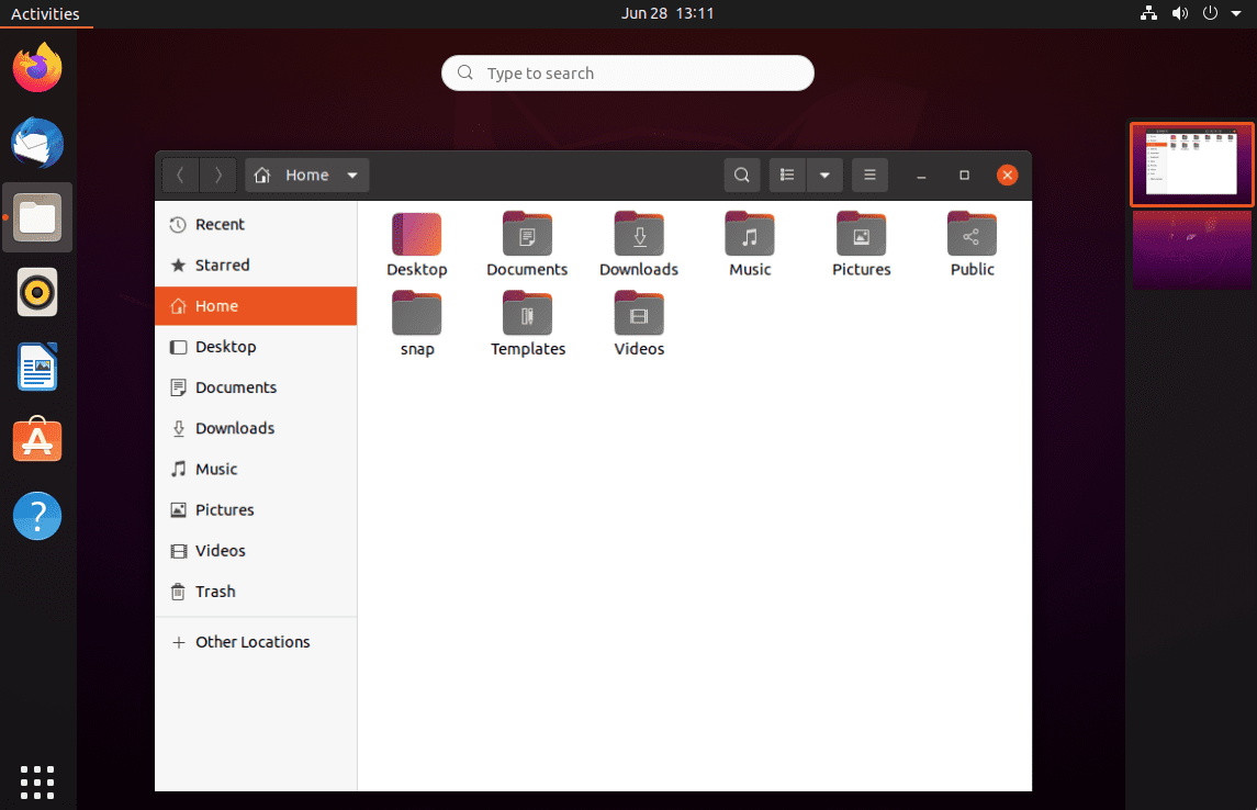 Ubuntu User Interface