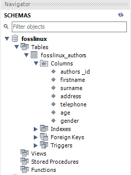 MySQL Imported database and tables