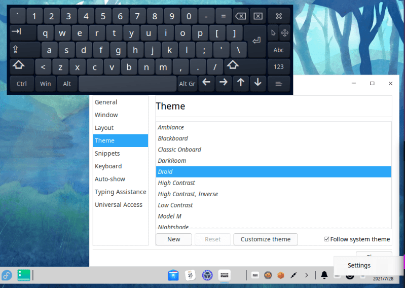 8. dde panel widget onboard keyboard