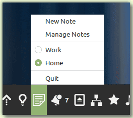 tray icon for sticky notes