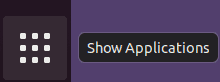 Ubuntu Show Applications icon