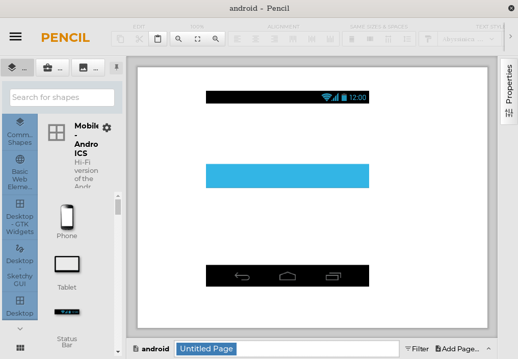 Pencil Diagram editor