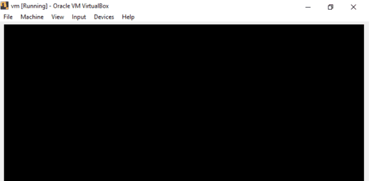 black screen