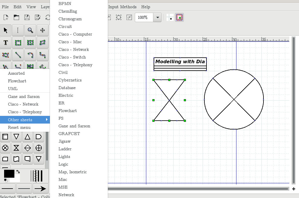 Dia diagram editor