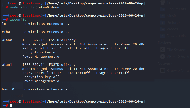 disabling wlan0