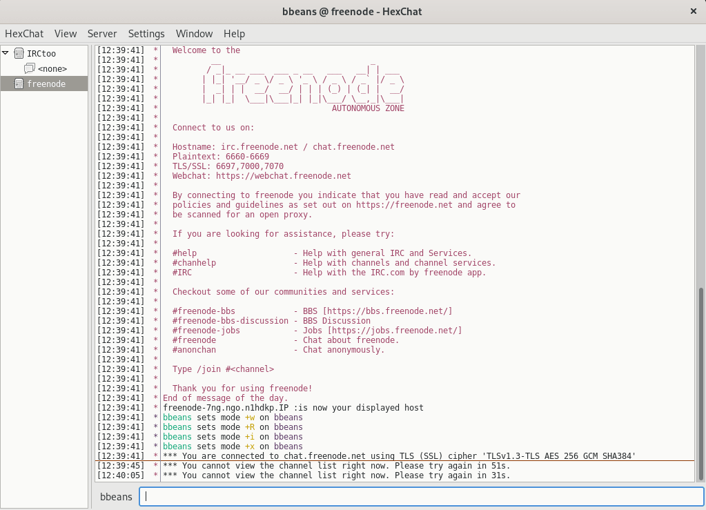 HexChat IRC