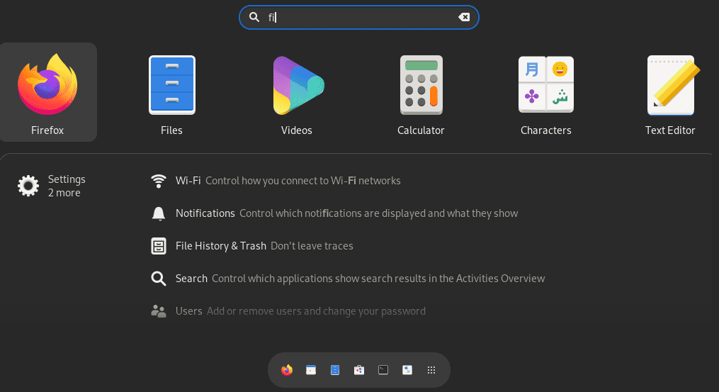 9. gnome system wide search
