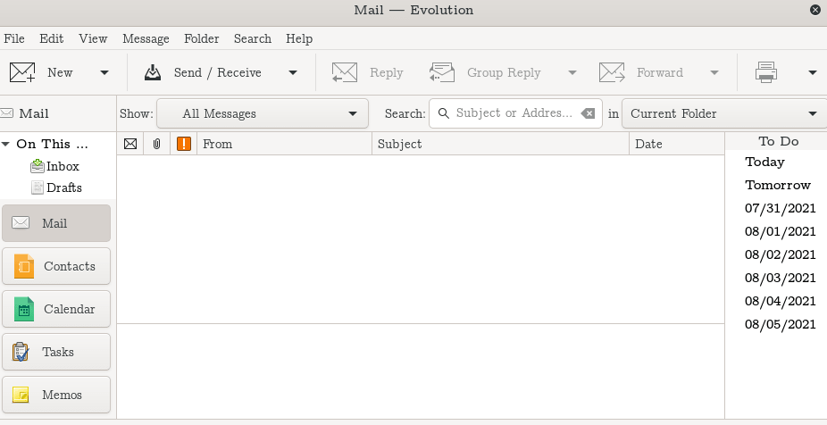 Evolution Email Client