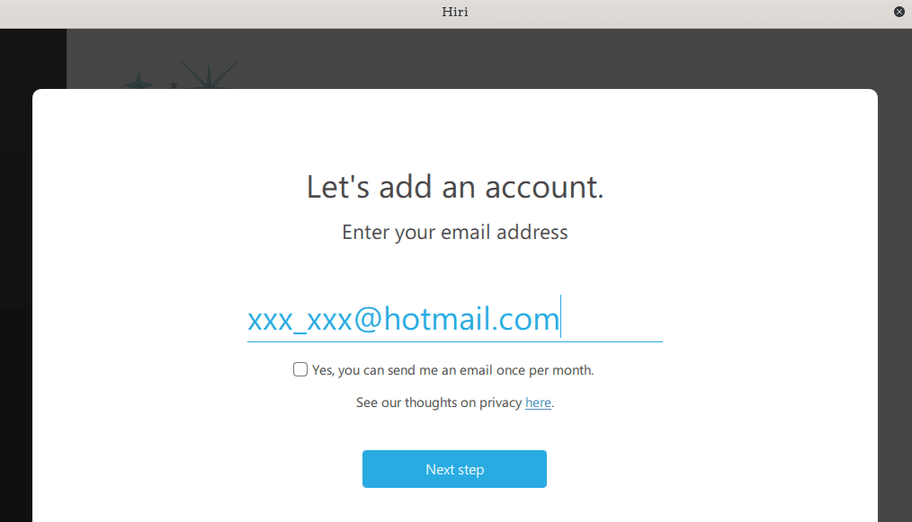 Hiri Email Client