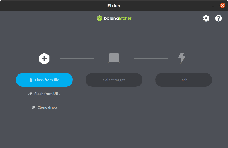 balena etcher application