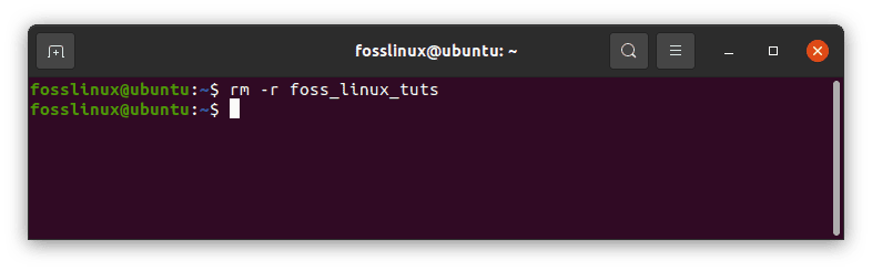 remove the foss linux tuts file