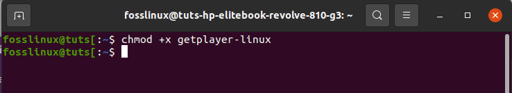 make file executable