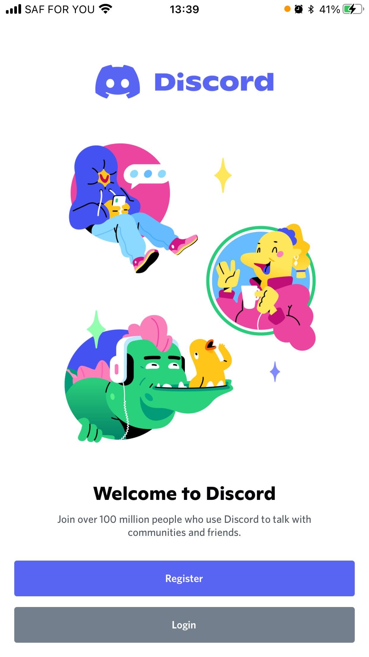 Login to your Discord account