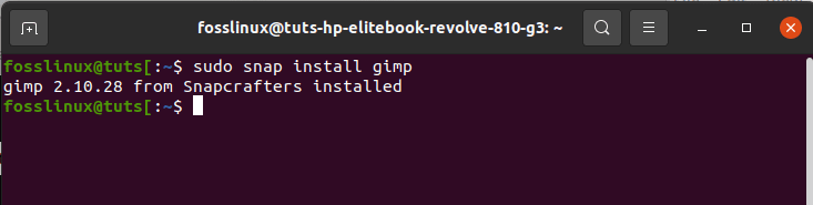 install gimp