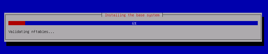 base system install