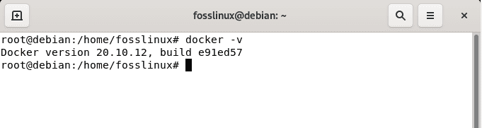 docker version