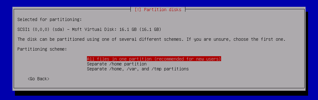 partitioning select automatic