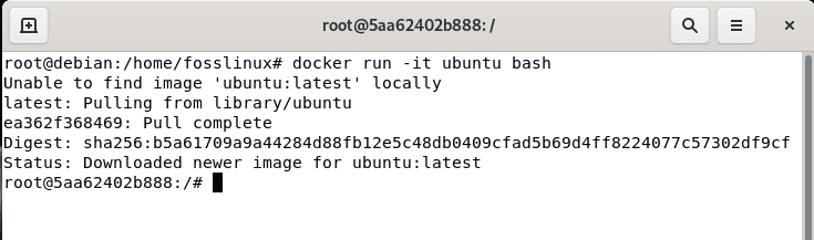 Docker images