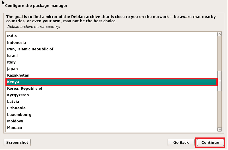 debian mirror