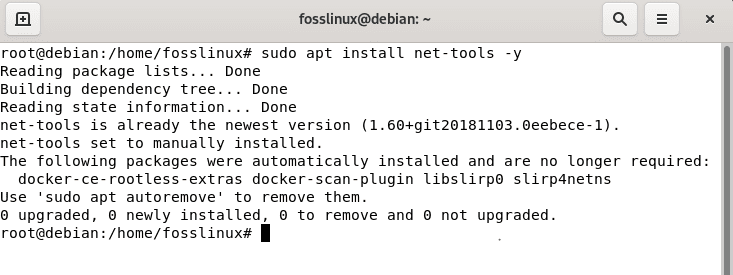 install network tools
