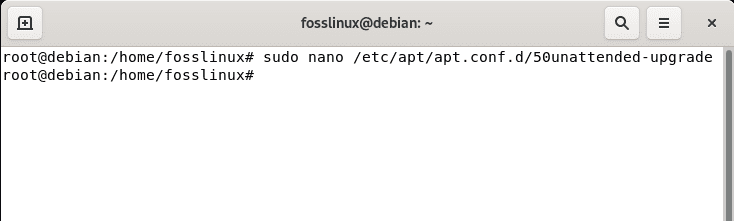 nano editor command