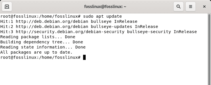 update system